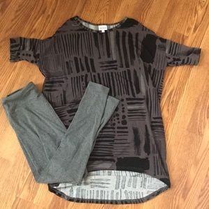 Lularoe Imra Outfit With Matching Leggings